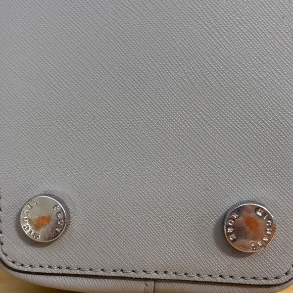 Michael Kors Savannah Ash Gray Medium Satchel Leather NWT - Picture 9 of 11